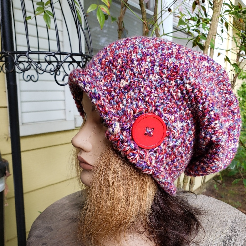 Handmade slouchy beanie